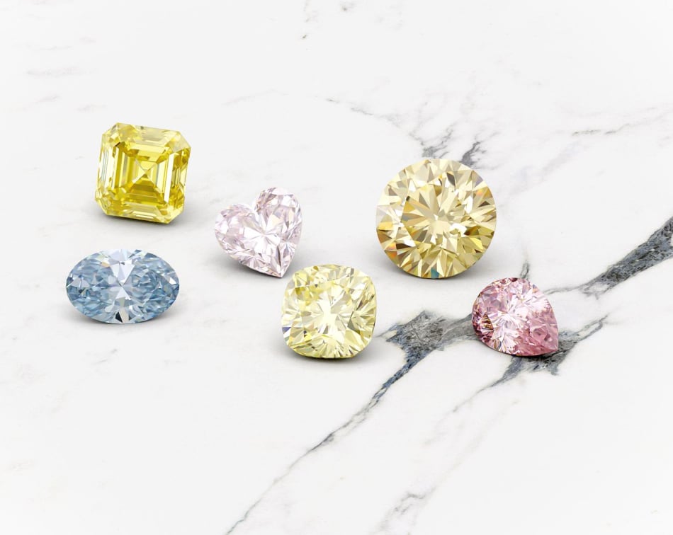 Loose Coloured Diamonds