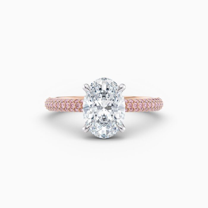 Pink Diamond Engagement Ring