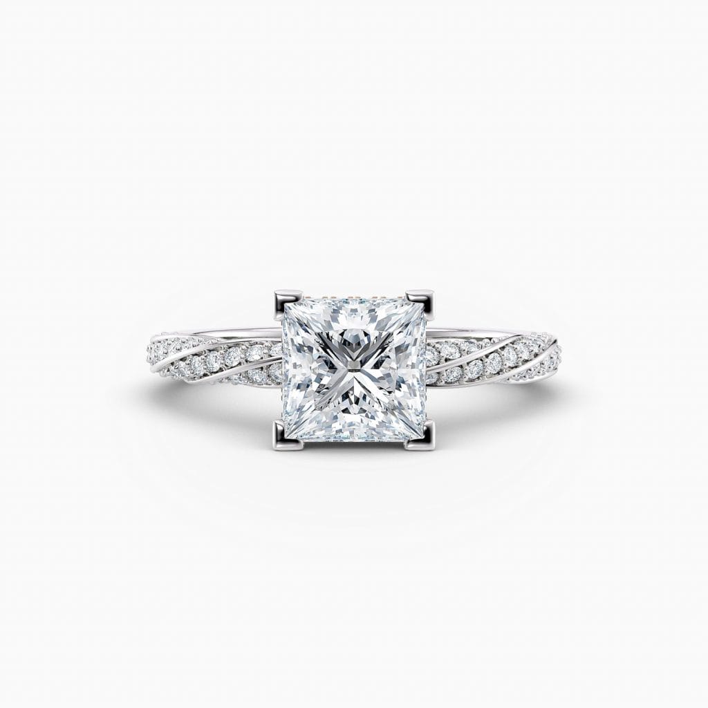 Engagement Rings & Coloured Stones in 2026 That You’ll Love 119 Eleanor Solitaire – Princess Cut