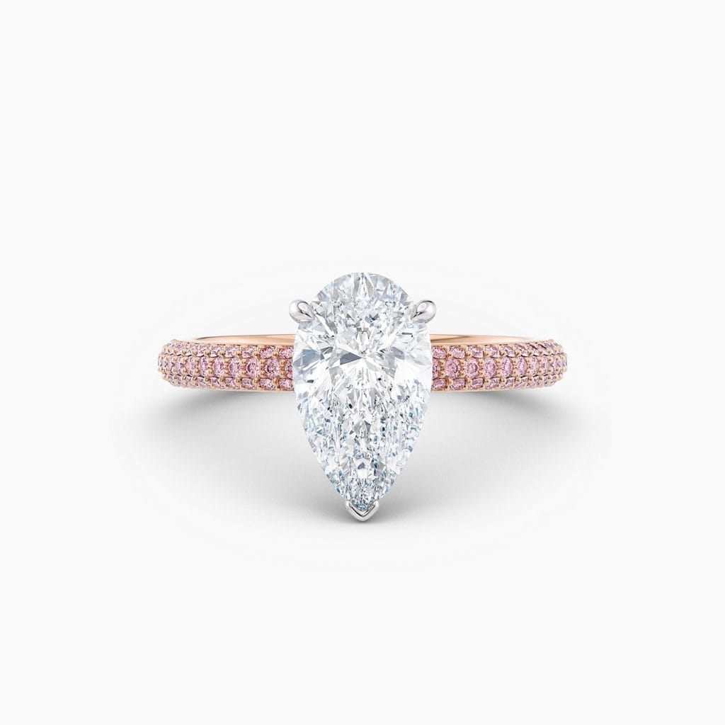 Engagement Rings & Coloured Stones in 2026 That You’ll Love 82 Sophia – Pink Pear