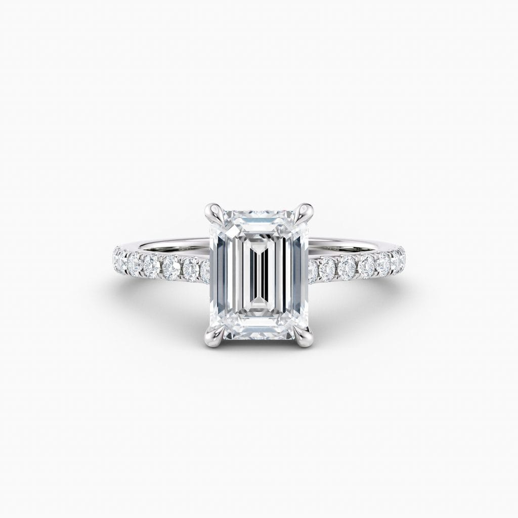 Engagement Rings & Coloured Stones in 2026 That You’ll Love 122 Emerald Cut – Diamond Band