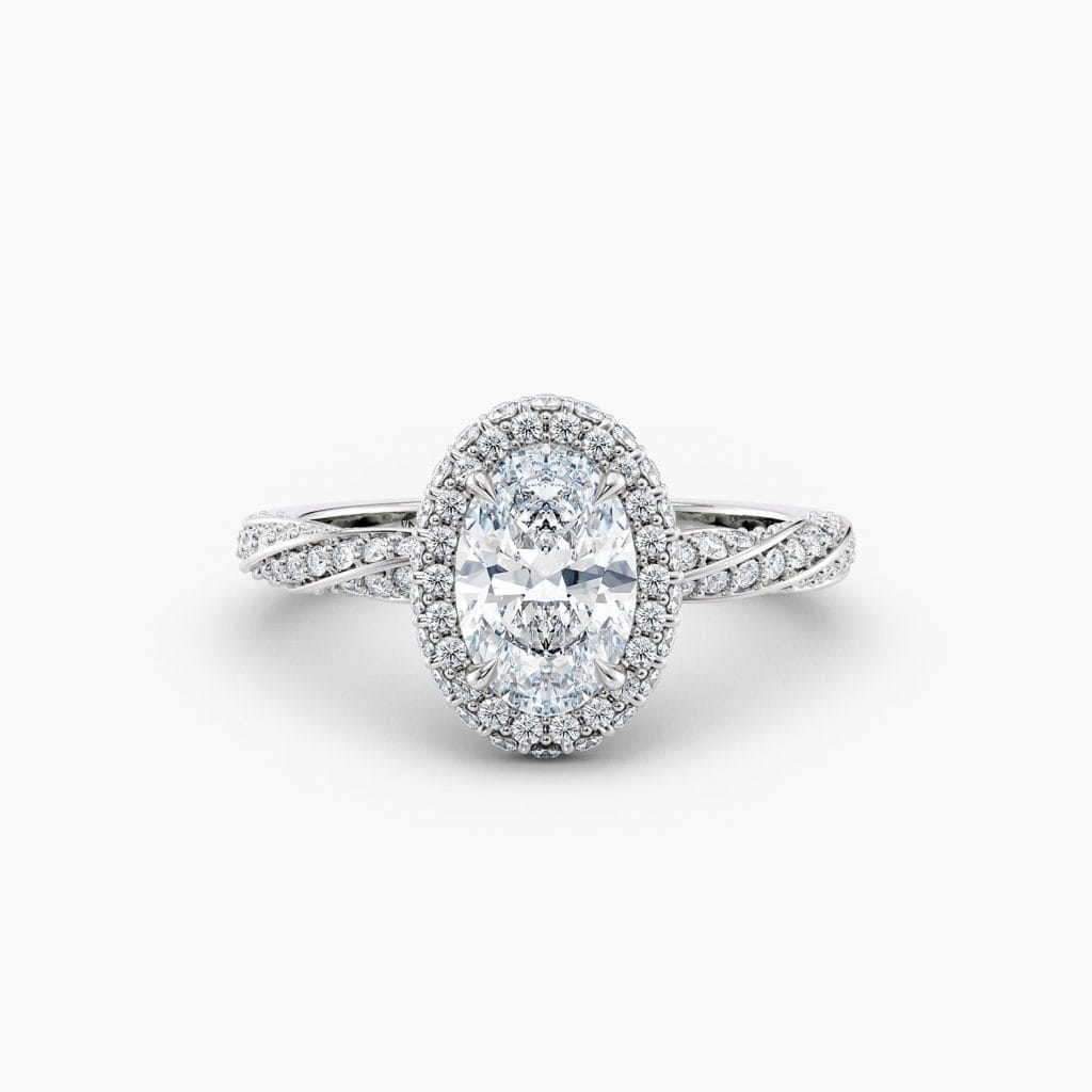 Engagement Rings & Coloured Stones in 2026 That You’ll Love 49 Eleanor – Oval Cut White Gold