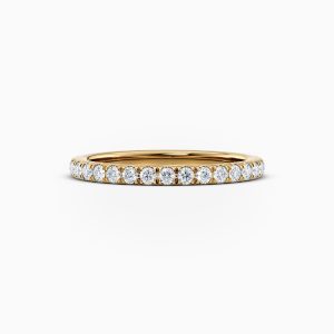 yellow gold diamond wedding ring