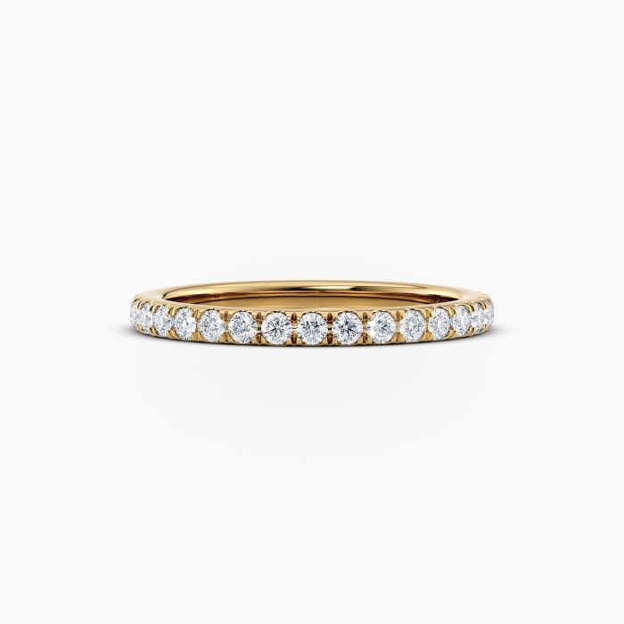 yellow gold diamond wedding ring