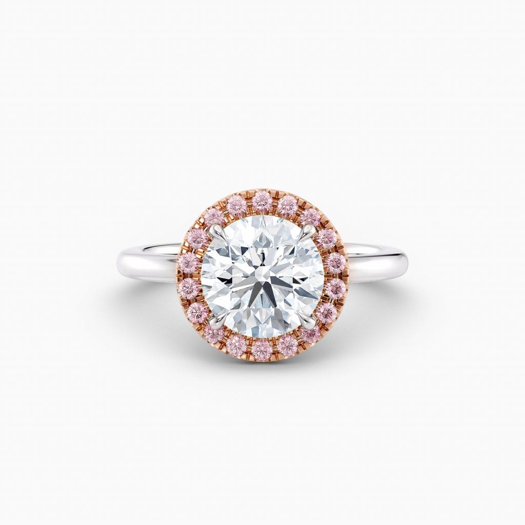 Engagement Rings & Coloured Stones in 2026 That You’ll Love 67 Alicia – Pink Round-Cut