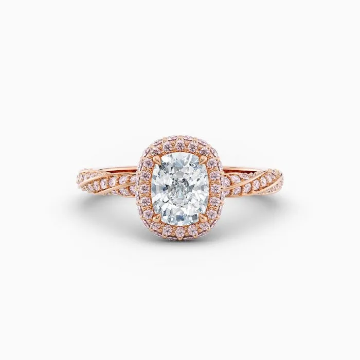 Eleanor Pink Halo — Rose Gold