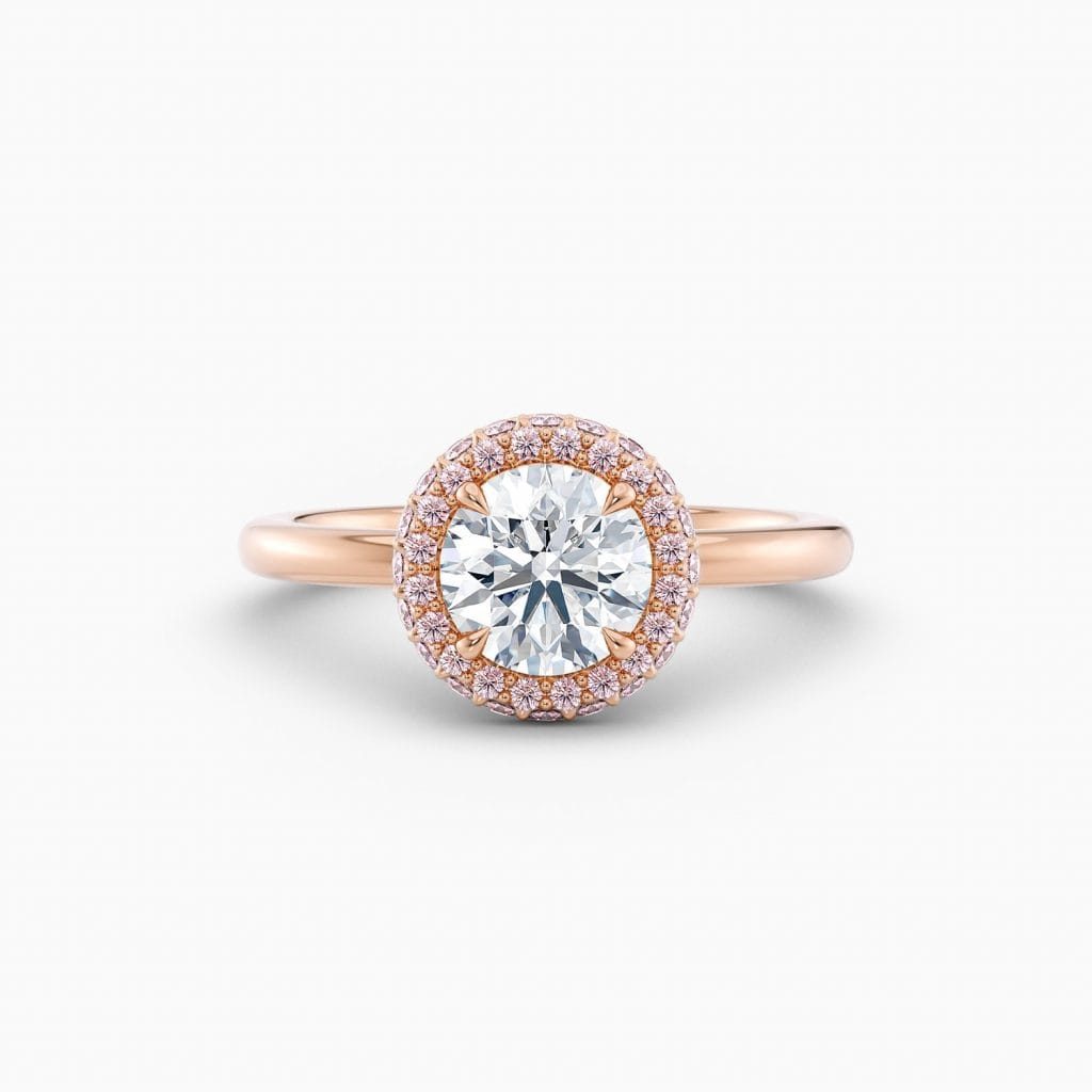 Engagement Rings & Coloured Stones in 2026 That You’ll Love 68 Alicia – Round-Cut (Pink)