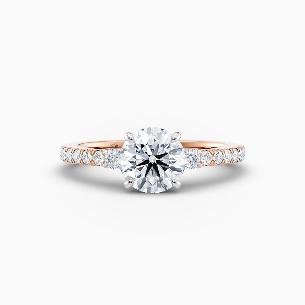 Engagement Rings & Coloured Stones in 2026 That You’ll Love 171 Claudia – Rose Gold Round