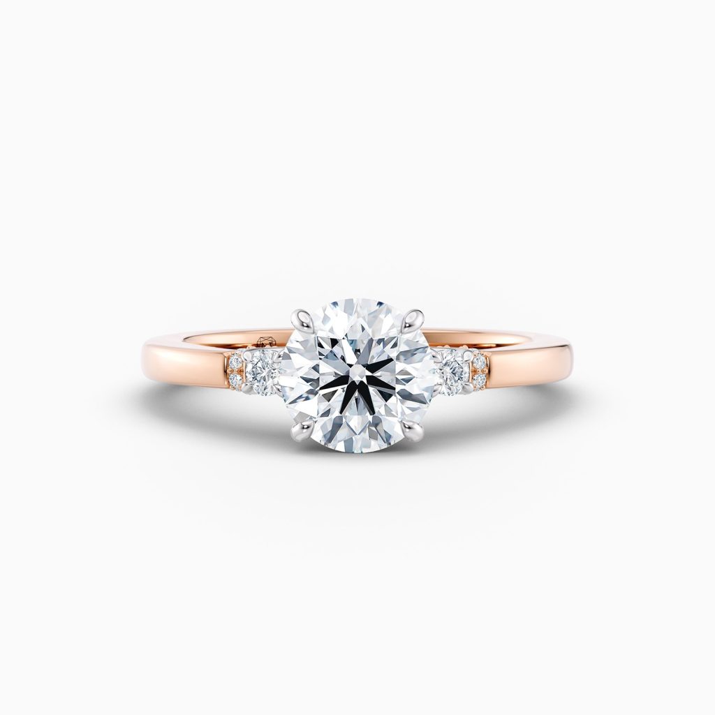 adriana engagement ring rose gold