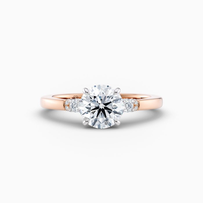 adriana engagement ring rose gold