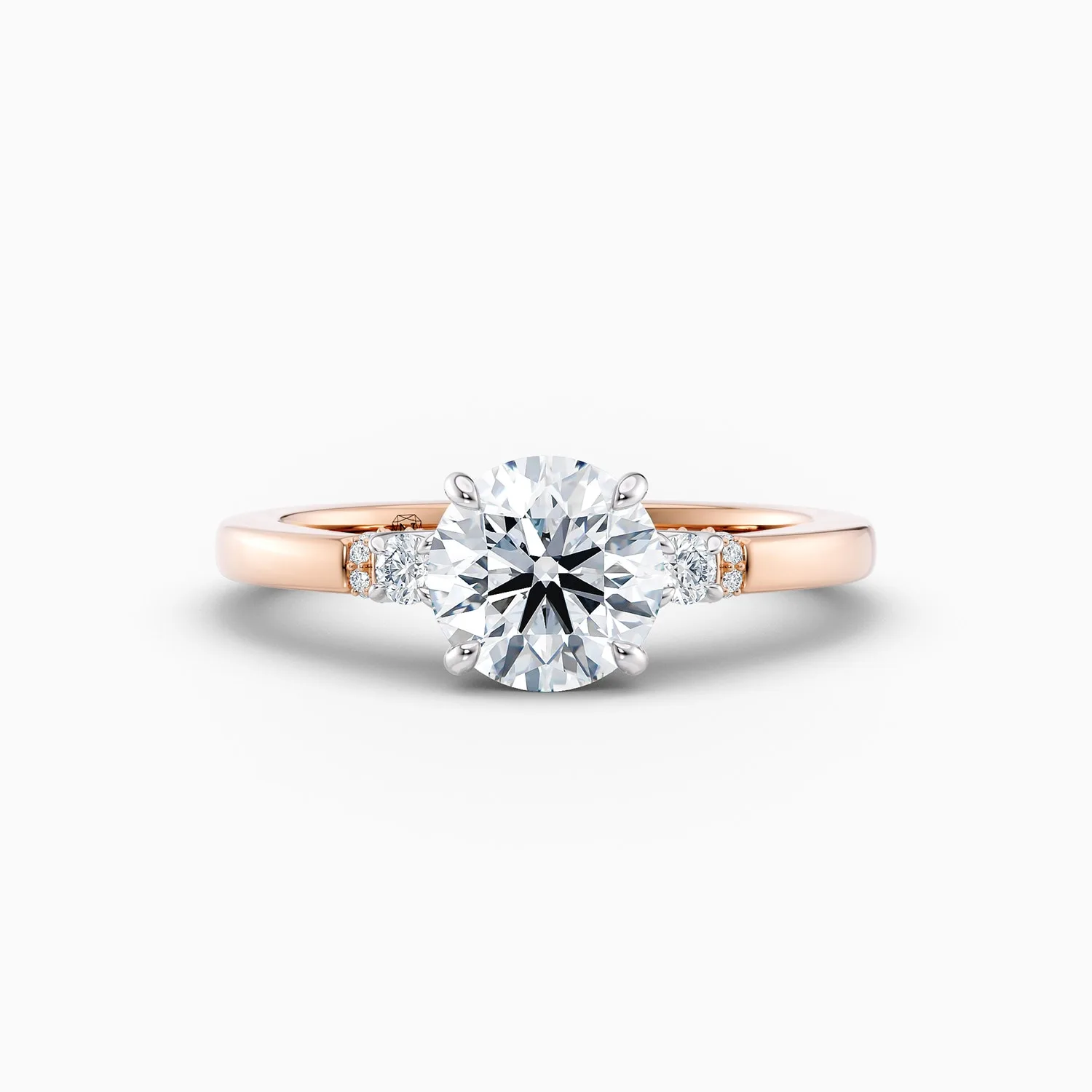 adriana engagement ring rose gold