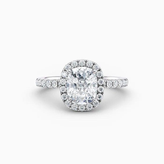 Cora Cushion — Platinum