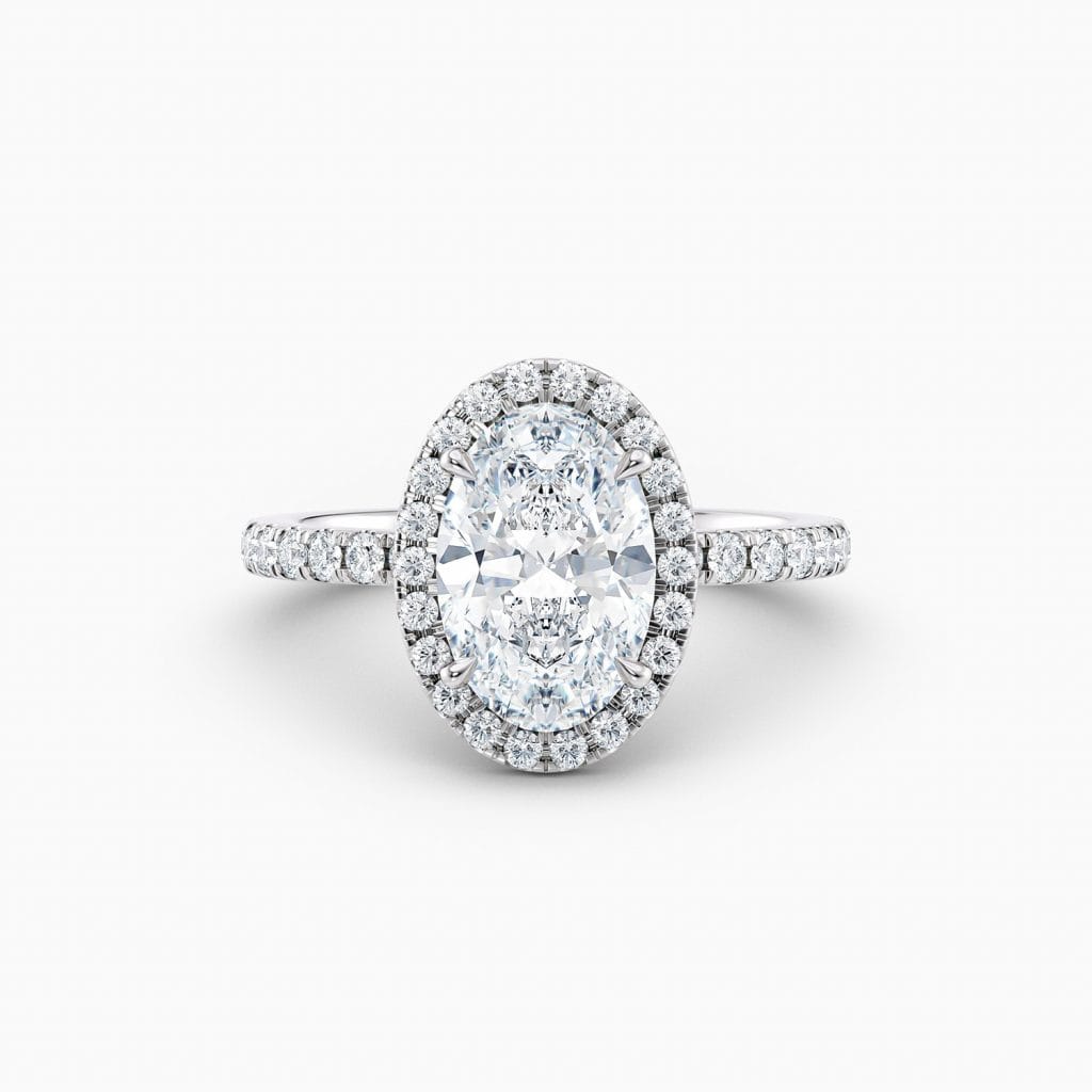 Engagement Rings & Coloured Stones in 2026 That You’ll Love 204 Cora – Oval Halo (Lab-Grown)