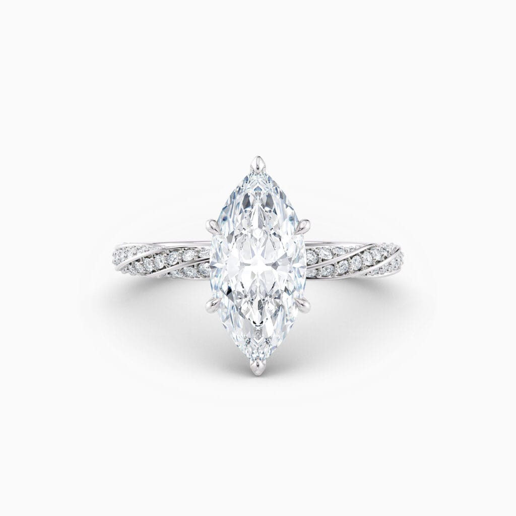 Engagement Rings & Coloured Stones in 2026 That You’ll Love 118 Eleanor Solitaire – Marquise