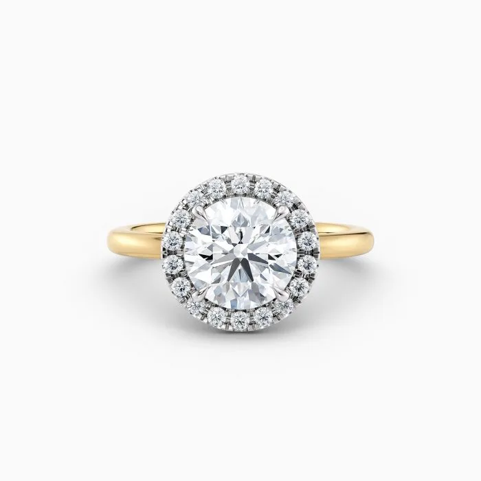 Alicia — Round Halo (Lab-Grown)