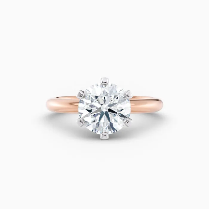 Olivia Round Brilliant — Rose Gold