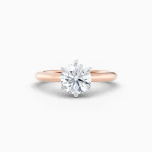 Aria Solitaire in rose gold