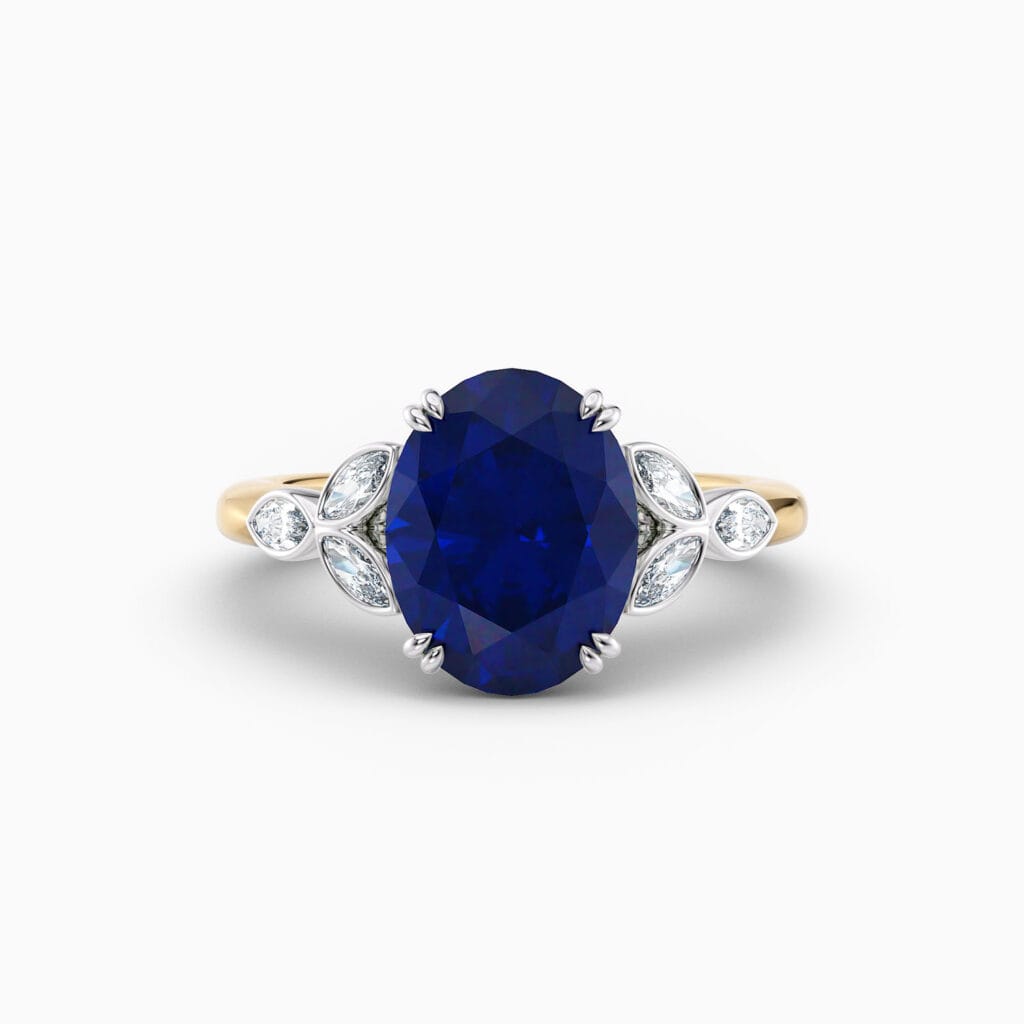 Engagement Rings & Coloured Stones in 2026 That You’ll Love 91 Marie – Marquise Sapphire