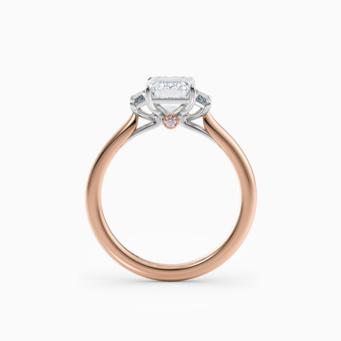 basilia rose gold engagement ring 2