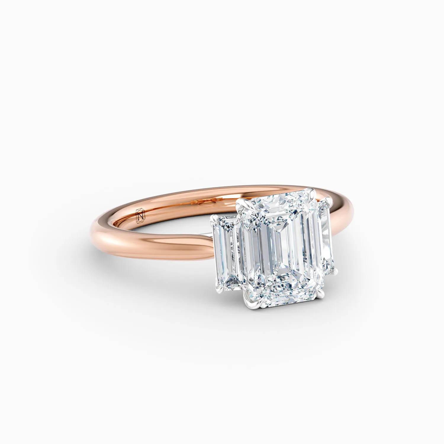 basilia rose gold engagement ring 1