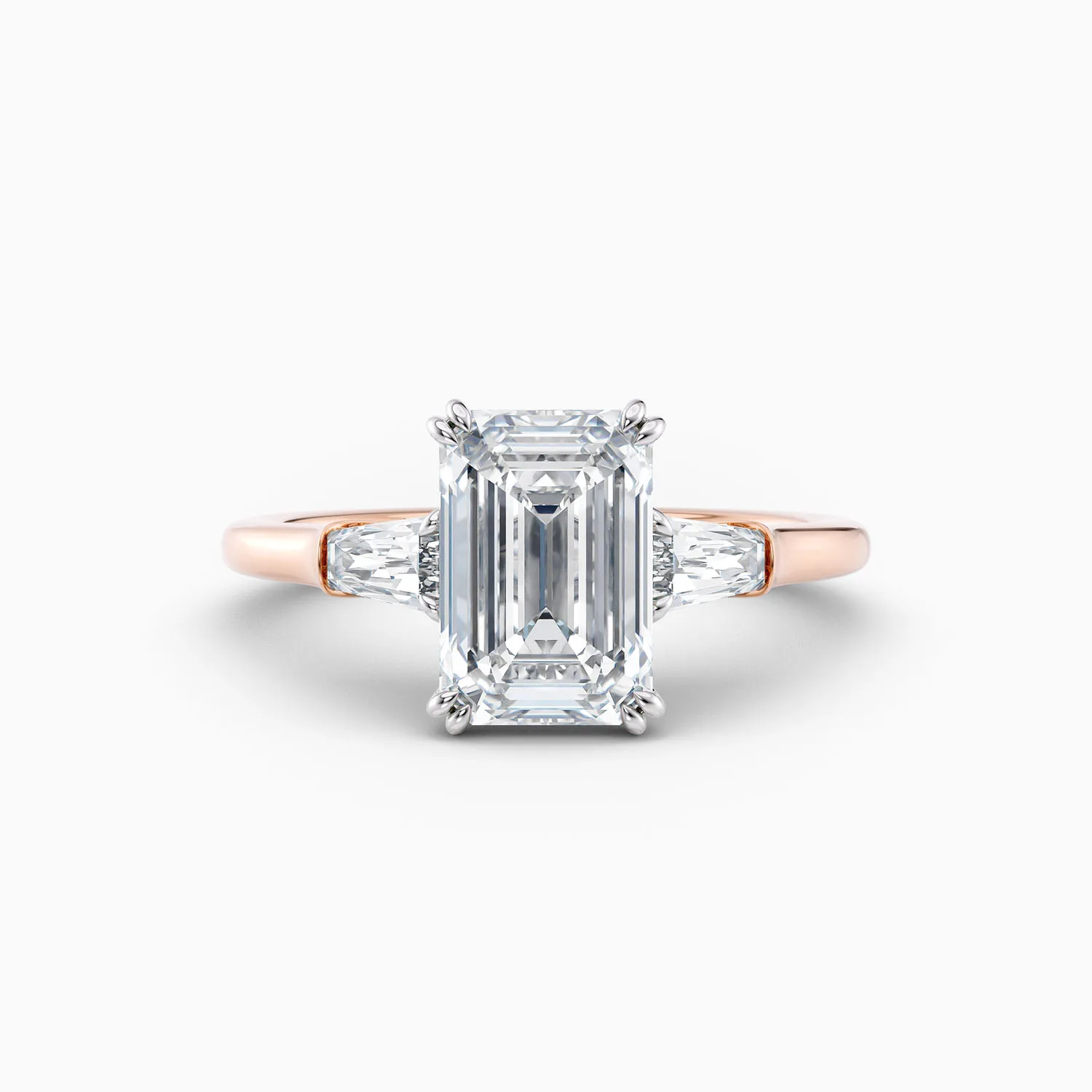 clara engagement ring in rose gold