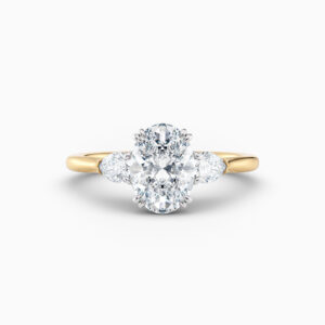 francesca yellow gold engagement ring