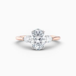 francesca rose gold engagement ring