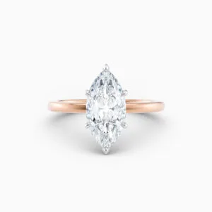 marquise diamond solitaire engagement ring