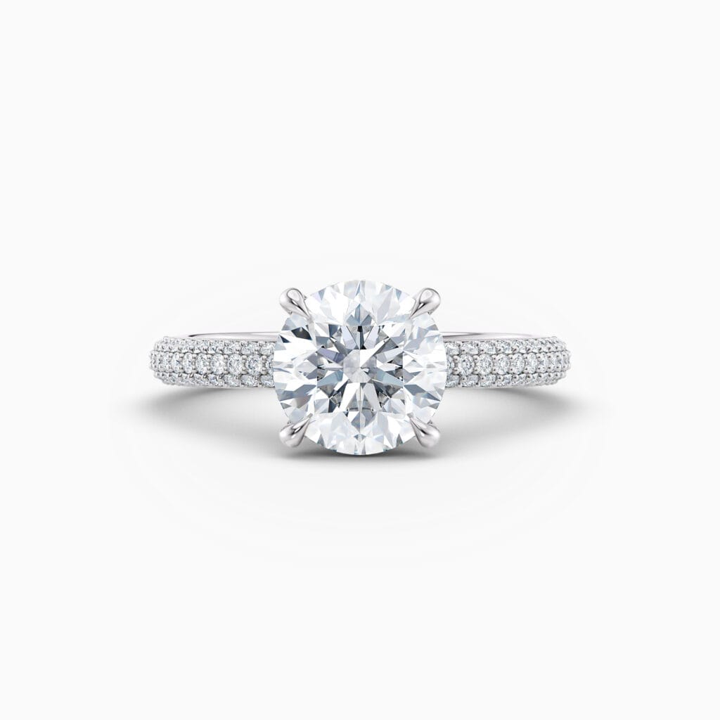 Engagement Rings & Coloured Stones in 2026 That You’ll Love 154 round brilliant solitaire engagement ring