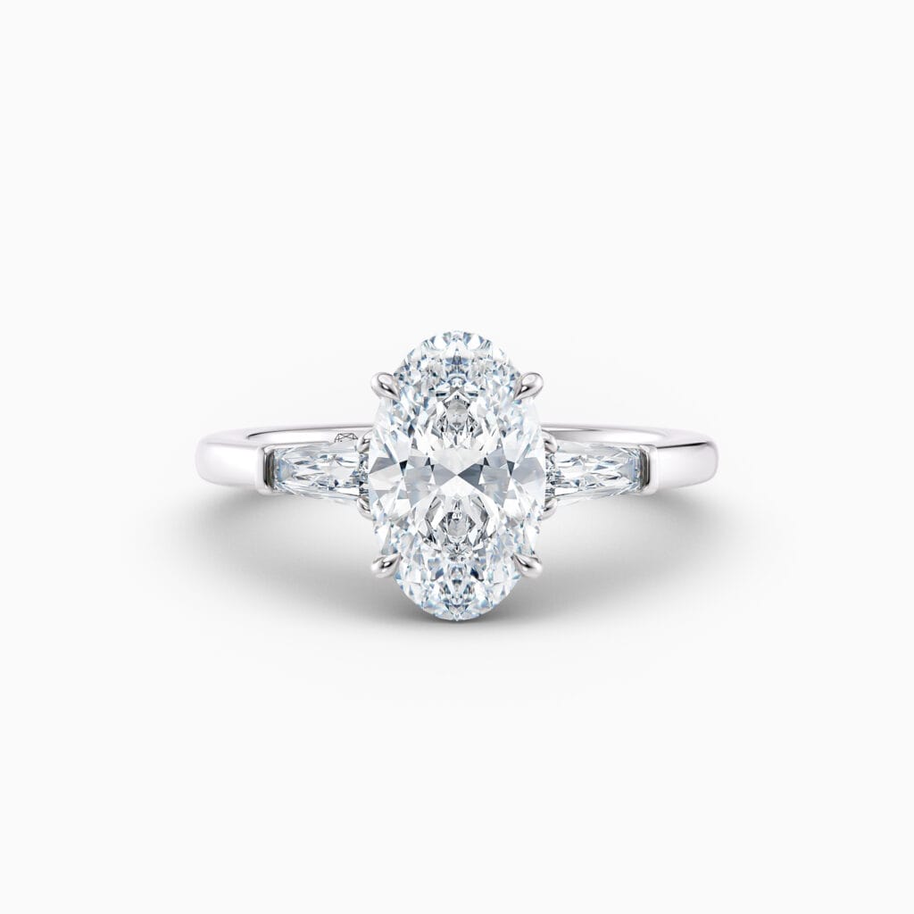 Engagement Rings & Coloured Stones in 2026 That You’ll Love 173 white gold 3 stone engagement ring