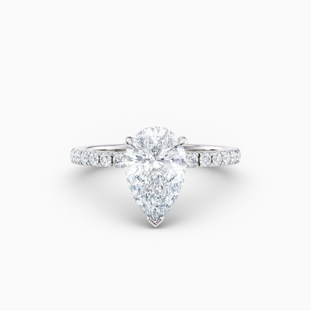 Engagement Rings & Coloured Stones in 2026 That You’ll Love 139 pear shape diamond solitaire in white gold