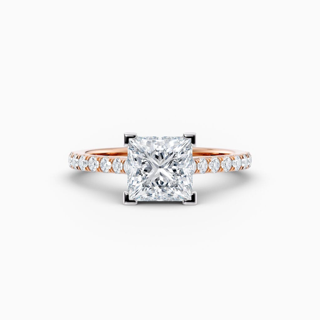 Engagement Rings & Coloured Stones in 2026 That You’ll Love 148 princess cut single stone diamond engagement ring