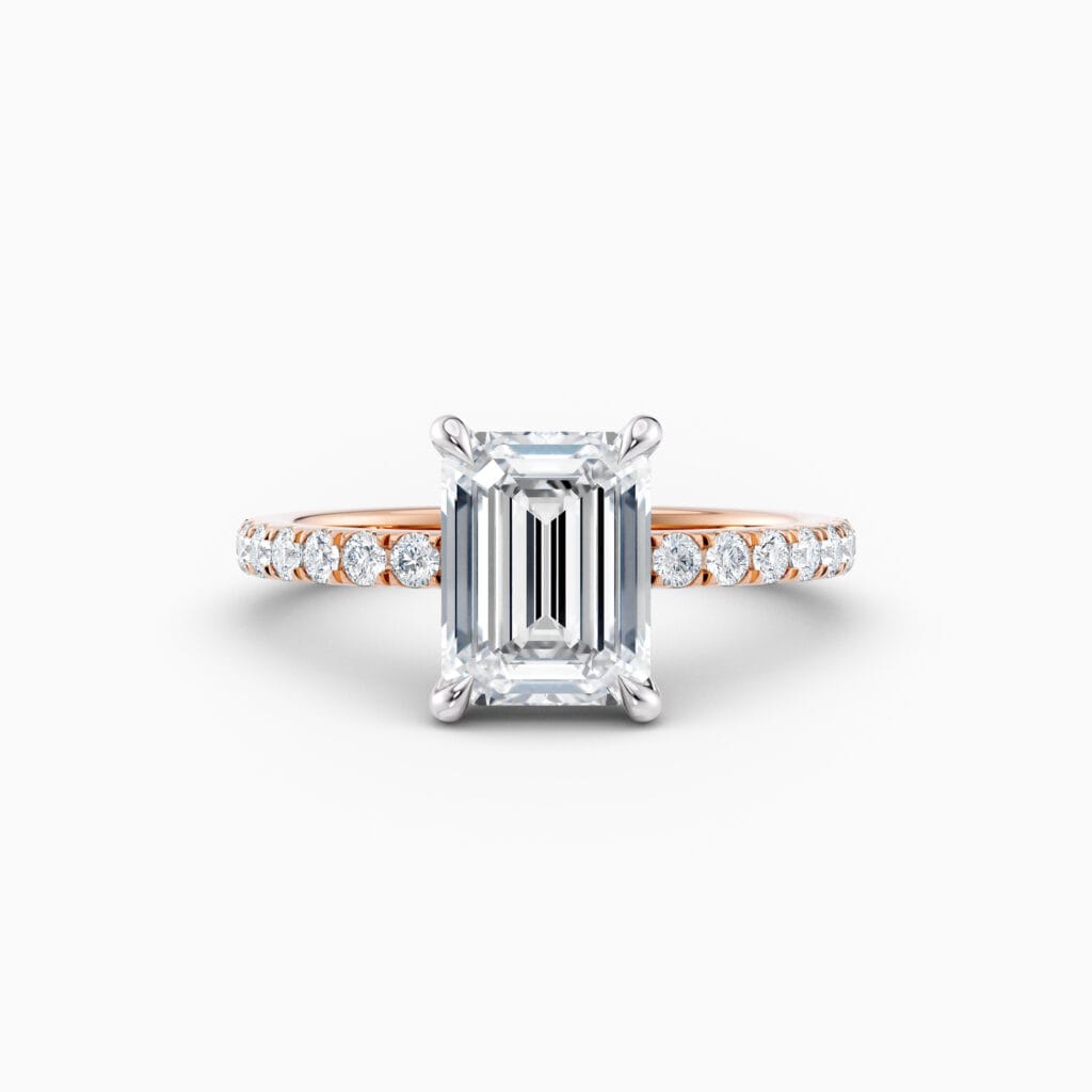 Engagement Rings & Coloured Stones in 2026 That You’ll Love 121 emerald cut diamond solitaire engagement ring