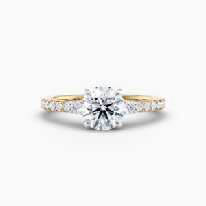 yellow gold engagement ring