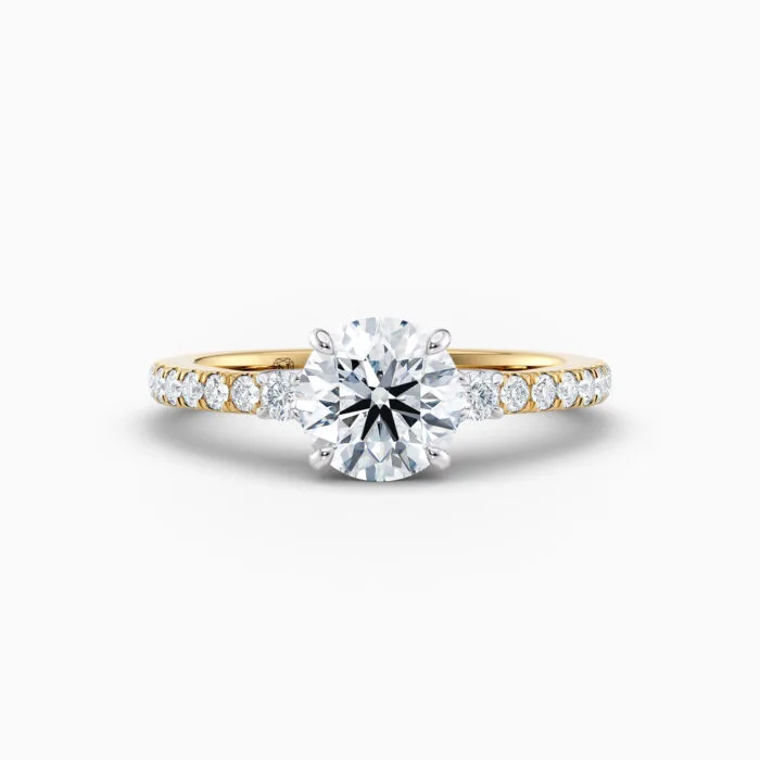 Claudia — Round (Yellow Gold)