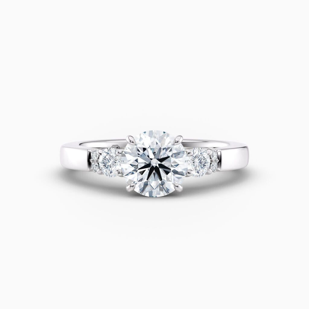 Engagement Rings & Coloured Stones in 2026 That You’ll Love 167 3 stone white gold engagement ring