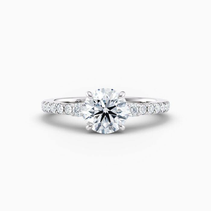 white gold engagement rings