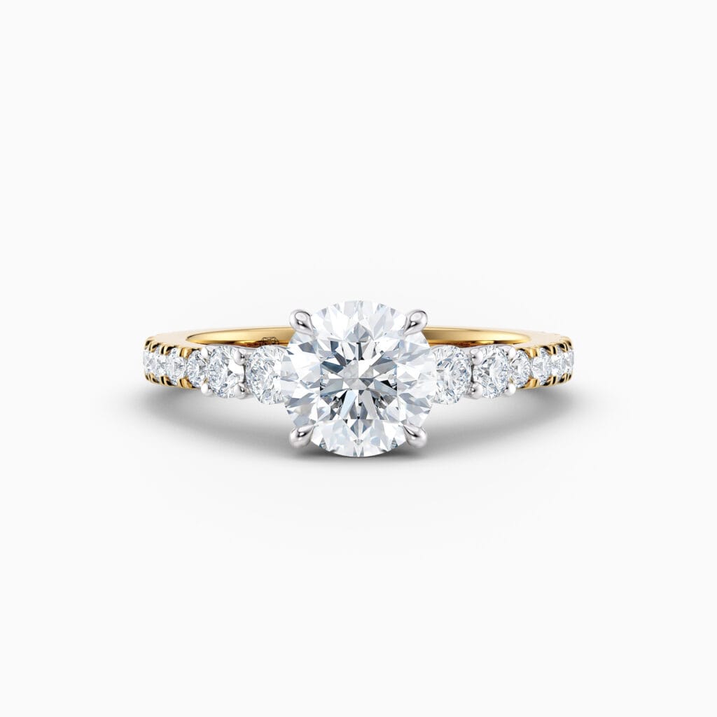 Engagement Rings & Coloured Stones in 2026 That You’ll Love 162 5 stone diamond engagement ring in yellow gold