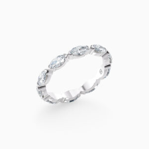 white gold marquise diamond wedding ring