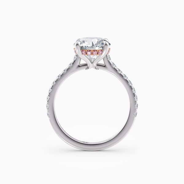 Options When Buying a 1 Carat Diamond Ring 23 round solitaire pink diamond hidden halo
