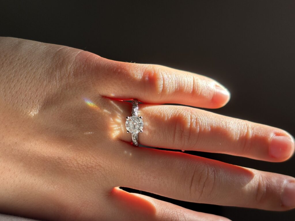 Celebrating Love Through Craftsmanship: Our Clients’ Custom Engagement Rings of 2025 20 lily griffiths engagement ring