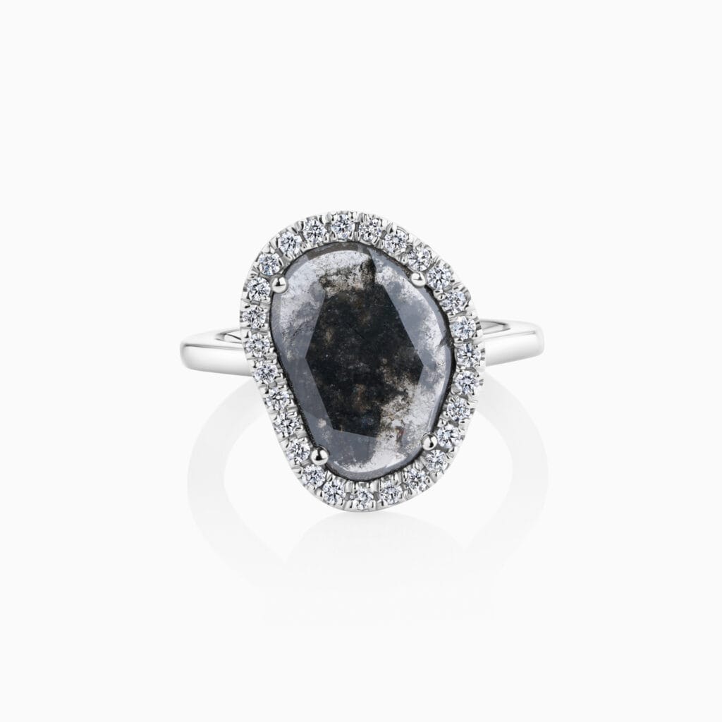 Unique engagement rings you’ll only find at Nick Ireland 29 The White Gold Margot Diamond Slice Ring – a sculptural take on love