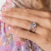 What is the meaning of trilogy engagement rings?