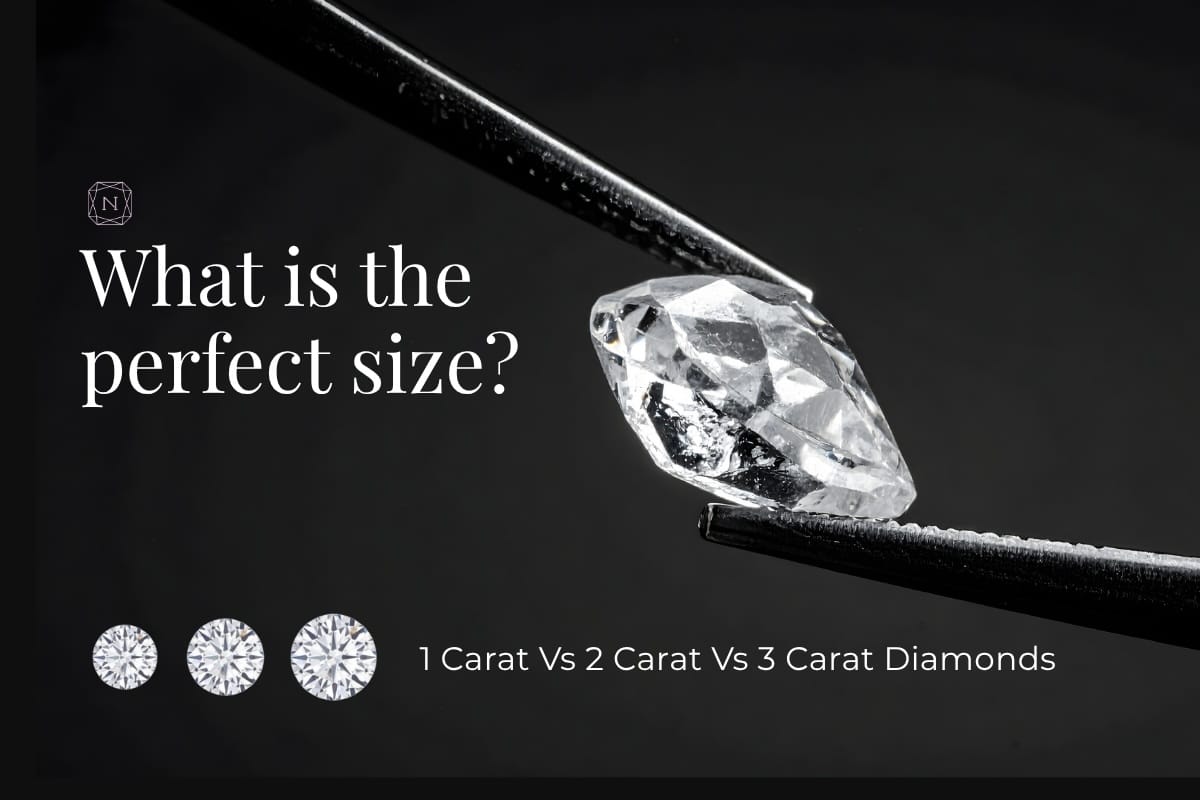 1 Carat vs 2 Carat vs 3 Carat Diamonds_ How to Choose the Perfect Engagement Ring Size